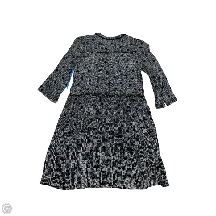 Dress Casual Short By Maeve In Black & White, Size: M