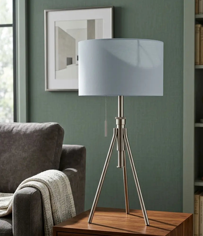 Drift Tripod Table Lamp- Ivory shade Denmark Home
