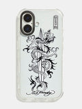 Ed Hardy x Skinnydip Dragon Dagger Shock iPhone Case Phone Cases Skinnydip London