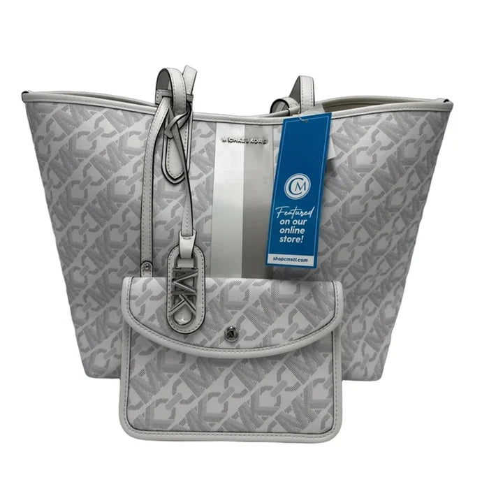 Michael Kors Eliza Large East West Designer Tote w/ Pouchette