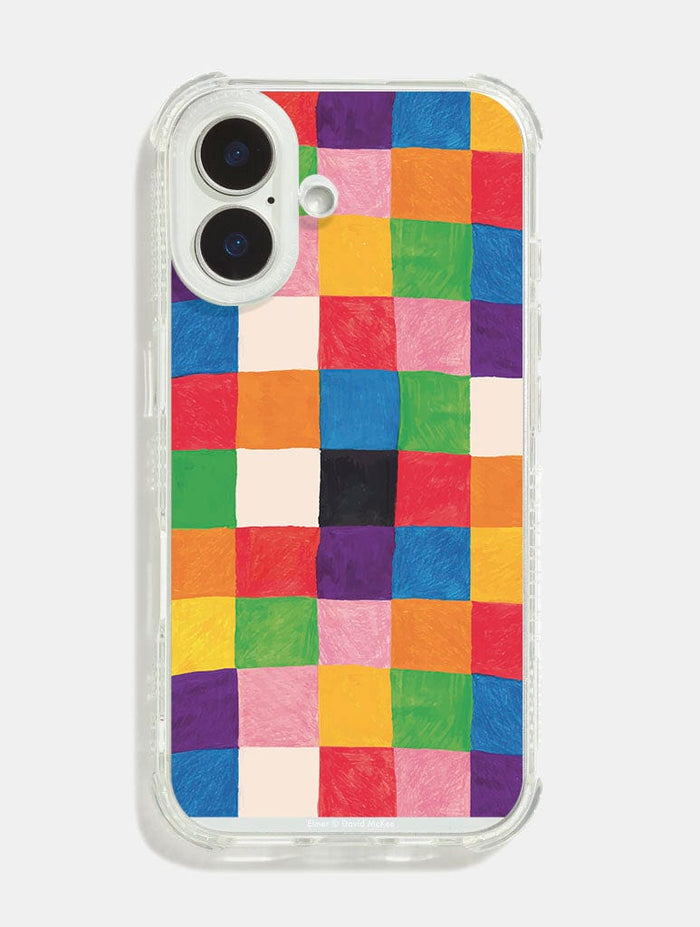 Elmer Patchwork Shock iPhone Case Phone Cases Skinnydip London