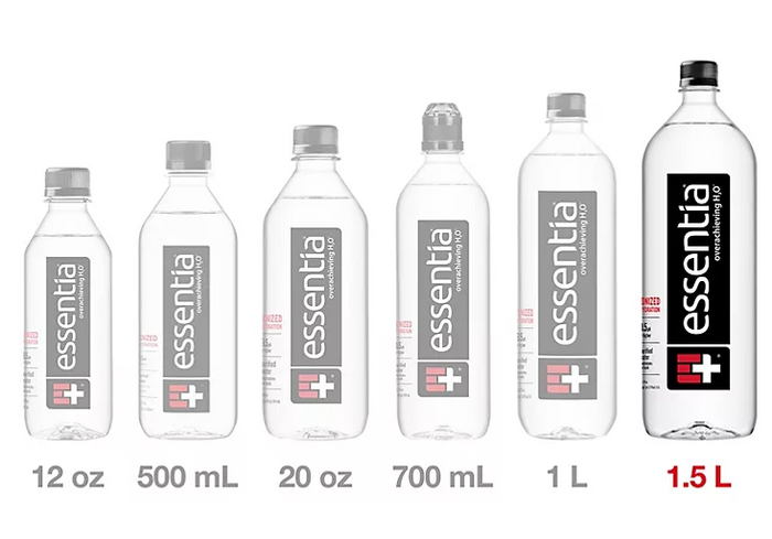 Essentia Bottled Water, Ionized Alkaline Water (1.5 L., 12 pk.) - Eshop House LLC