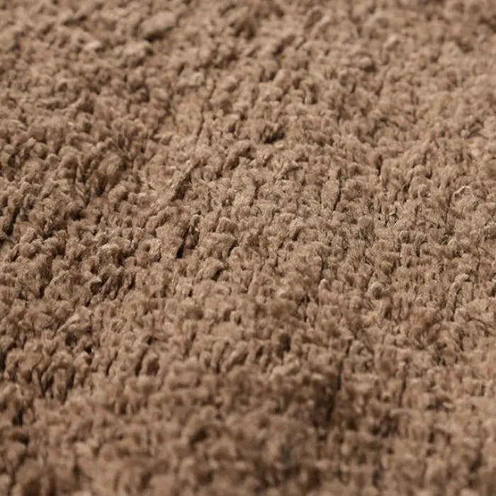 Frame Contemporary Shag Area Rug – Brown Denmark Home