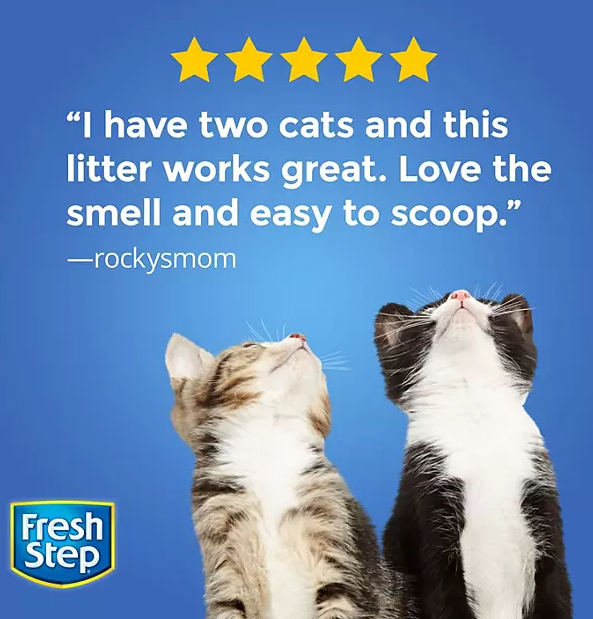 Fresh Step Extra Strength Multi-Cat Scented Clumping Litter with Febreze (42 lbs.)