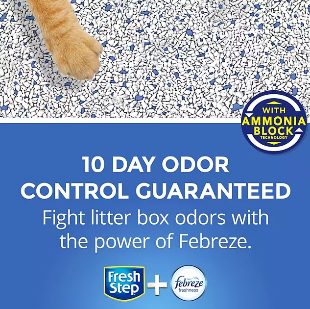 Fresh Step Extra Strength Multi-Cat Scented Clumping Litter with Febreze (42 lbs.)