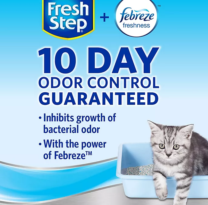 Fresh Step Total Control Scented Litter with Febreze, Clumping (44 lbs.) - Eshop House LLC