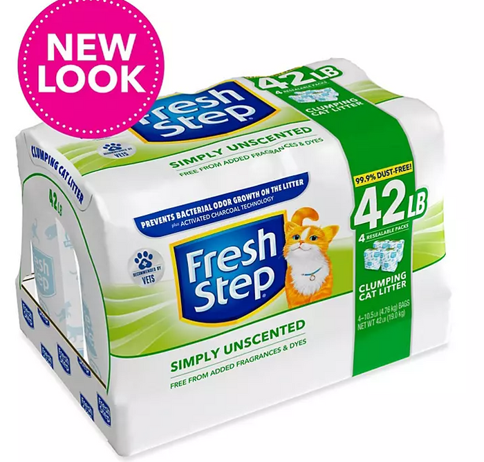 Fresh Step Ultra Unscented Litter, Clumping Cat Litter (42 lbs.) - Eshop House LLC