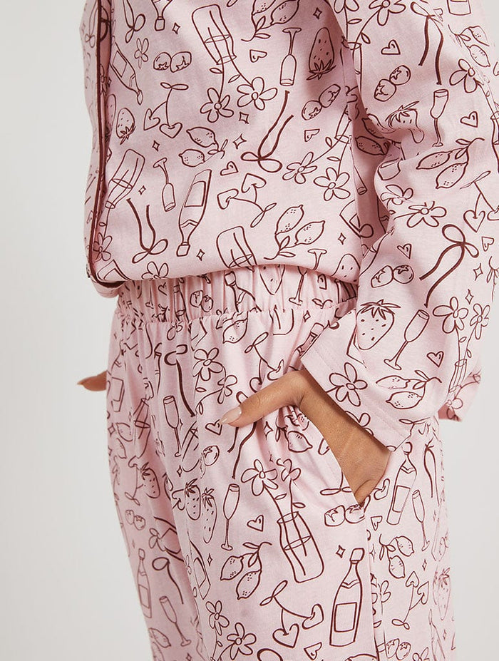 Girl Dinner Pyjama Set Lingerie & Nightwear Skinnydip London