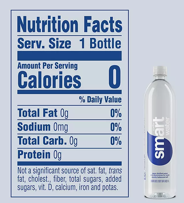 Glaceau SmartWater (1 L., 15 pk.) - Eshop House LLC