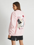 Gossip Girl x Skinnydip Magazine Sweatshirt In Pink Hoodies & Sweatshirts Skinnydip London