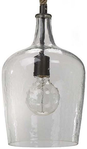 Hammered Glass Pendant - Regina Andrew