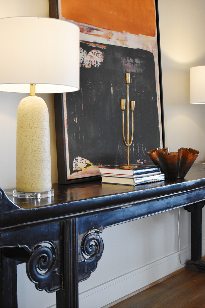 Hand-Forged Metal Candelabra with Antique Finish