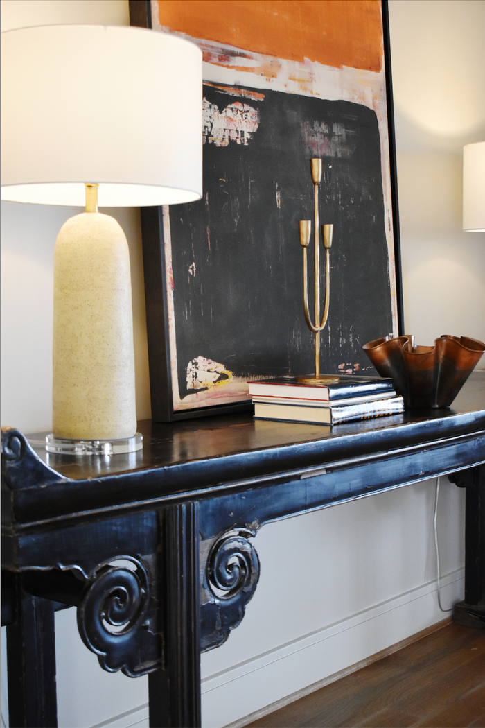 Hand-Forged Metal Candelabra with Antique Finish