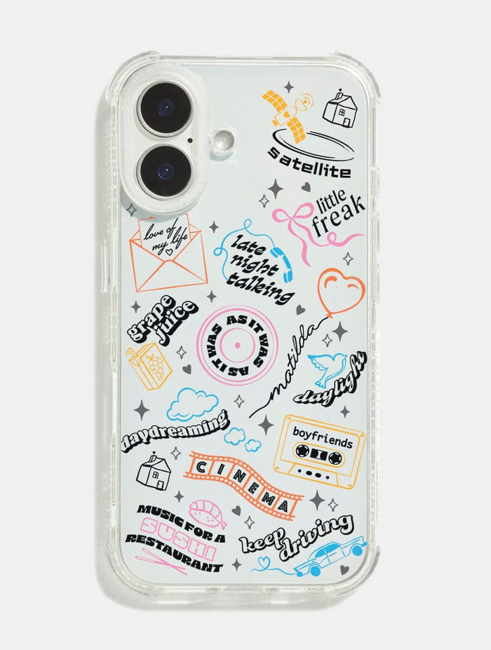 Harries House Tracklist Shock iPhone Case Phone Cases Skinnydip London