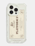 Harry Potter x Skinnydip Hogwarts Express Ticket Shock iPhone Case Phone Cases Skinnydip London