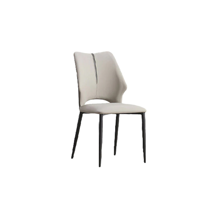 Hatton Leather Dining Chair Carbon Steel Frame/High Resilience Foam