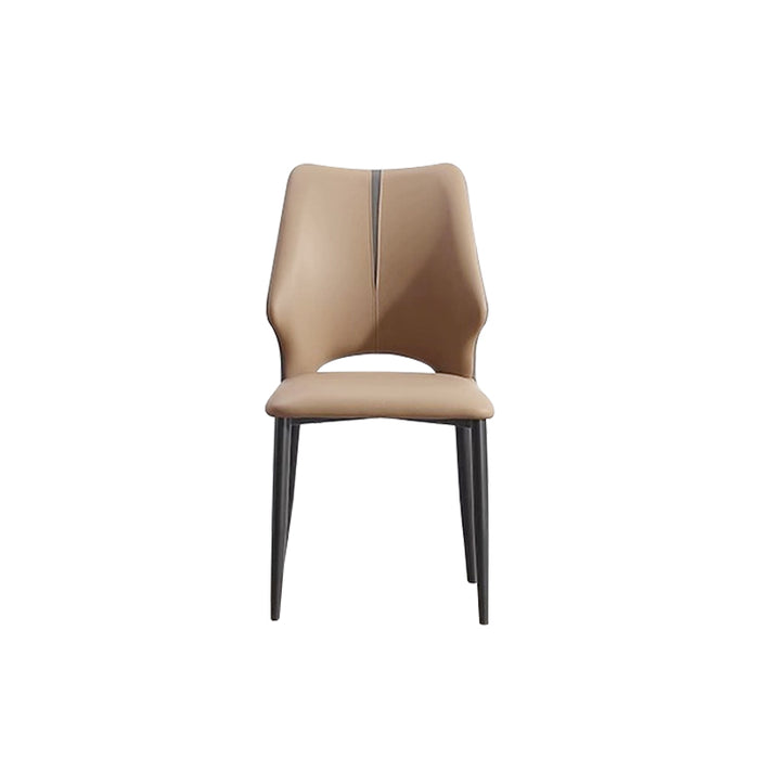 Hatton Leather Dining Chair Carbon Steel Frame/High Resilience Foam