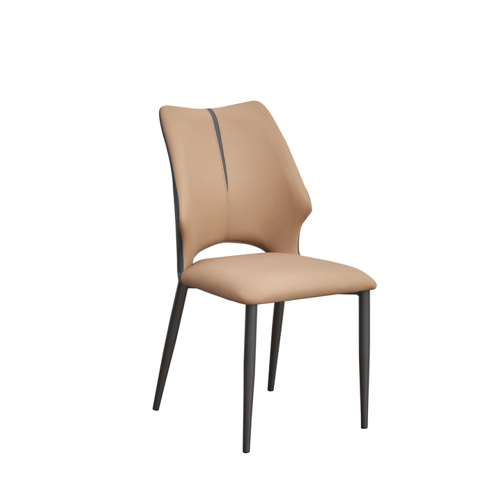 Hatton Leather Dining Chair Carbon Steel Frame/High Resilience Foam