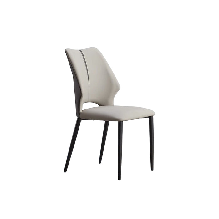Hatton Leather Dining Chair Carbon Steel Frame/High Resilience Foam