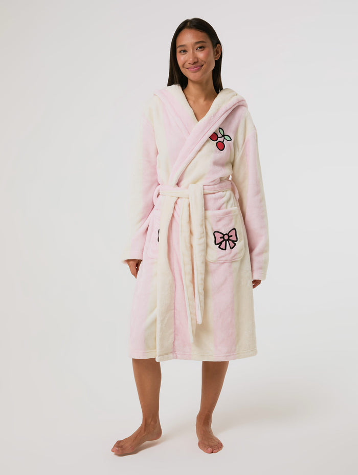 Hello Kitty Stripe x Skinnydip Dressing Gown Lingerie & Nightwear Skinnydip London