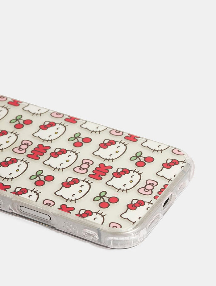 Hello Kitty x Skinnydip Cherry Repeat Case Phone Cases Skinnydip London
