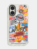 Hot Wheels Sticker Shock iPhone Case Phone Cases Skinnydip London