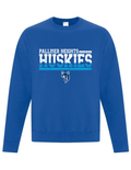 Huskies Distress Design Crewneck or Hoodie
