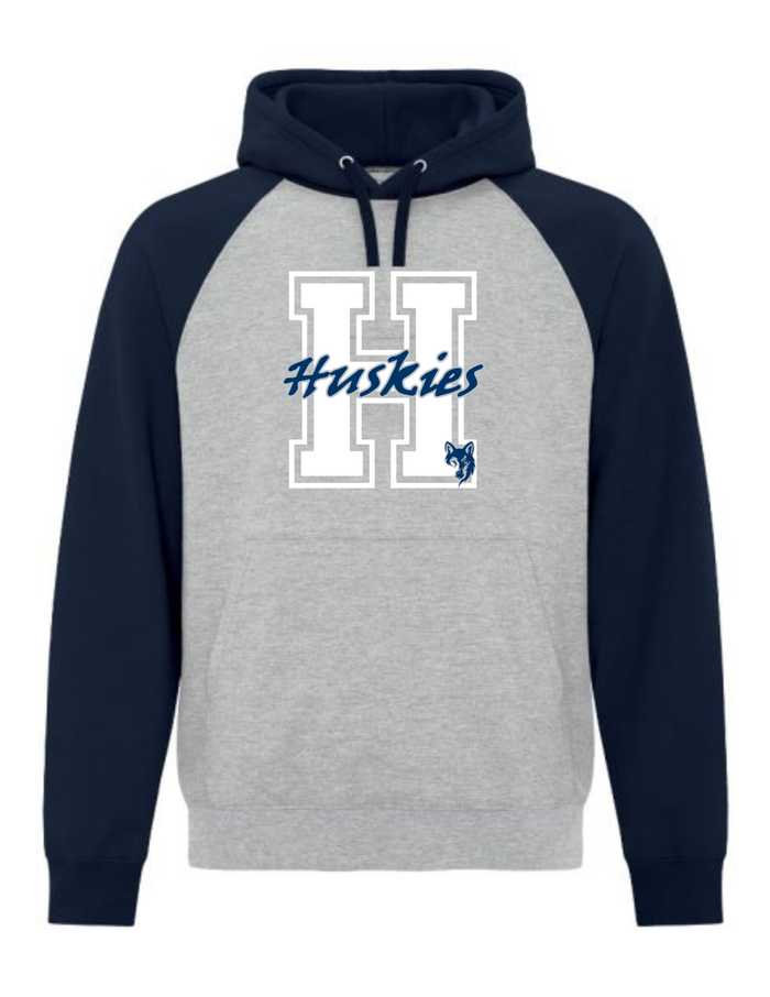 Youth small / Hoodie / Grey/Navy