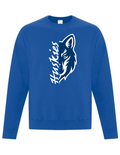 Huskies Split Design Crewneck or Hoodie