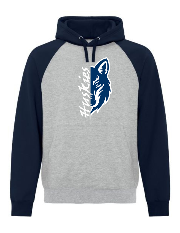 Youth small / Hoodie / Grey/Navy