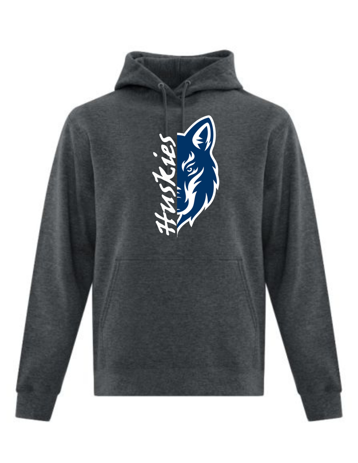 Huskies Split Design Crewneck or Hoodie