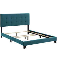 Idun Queen Platform Bed - Sea Blue Denmark Home
