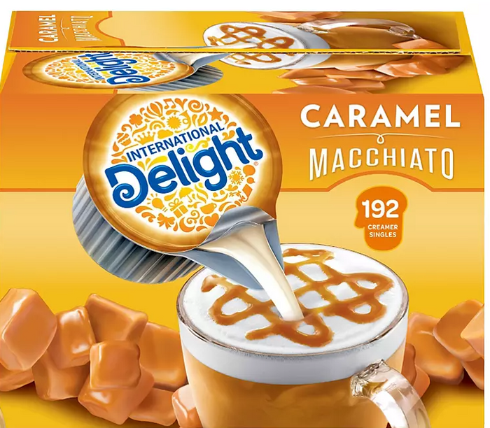 International Delight Caramel Macchiato Coffee Creamer Singles (192 ct.) - Eshop House LLC
