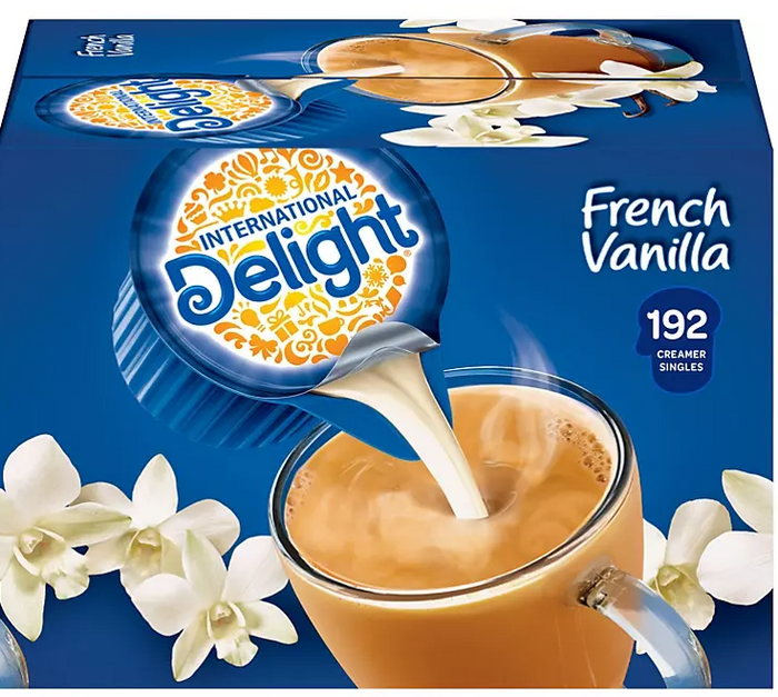 International Delight French Vanilla Creamer Singles (192 ct.) - Eshop House LLC