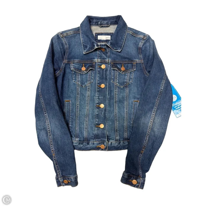Jacket Denim By Loft In Blue Denim, Size: Xs