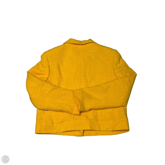 Jacket Designer By Karl Lagerfeld In Yellow, Size: L