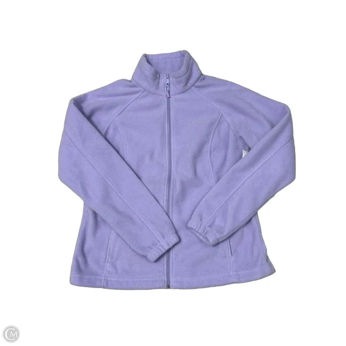 Jacket Fleece By Columbia In Purple, Size: Xl