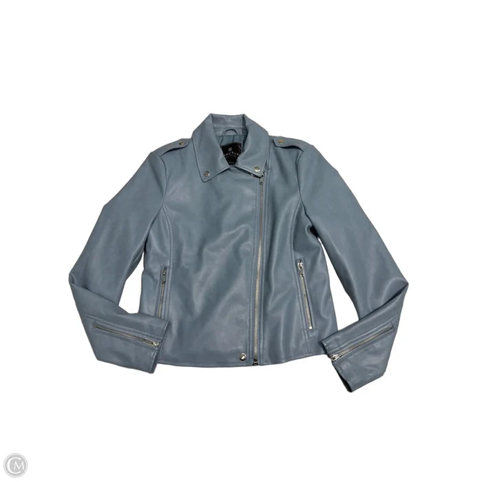 Jacket Moto By Bagatelle In Blue, Size: S