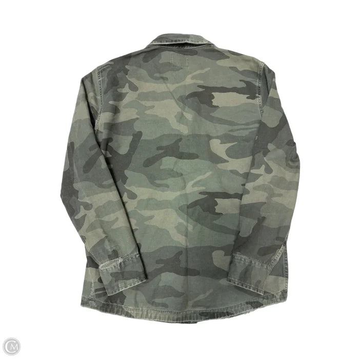 Jacket Shirt By Abercrombie And Fitch In Camouflage Print, Size: Xs