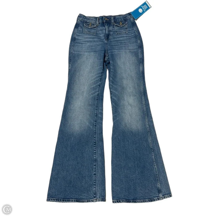 Jeans Boot Cut By J. Crew In Blue Denim, Size: 0