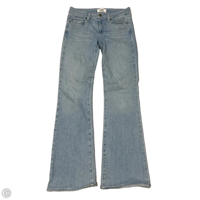 Jeans Boot Cut By Paige In Blue Denim, Size: 4