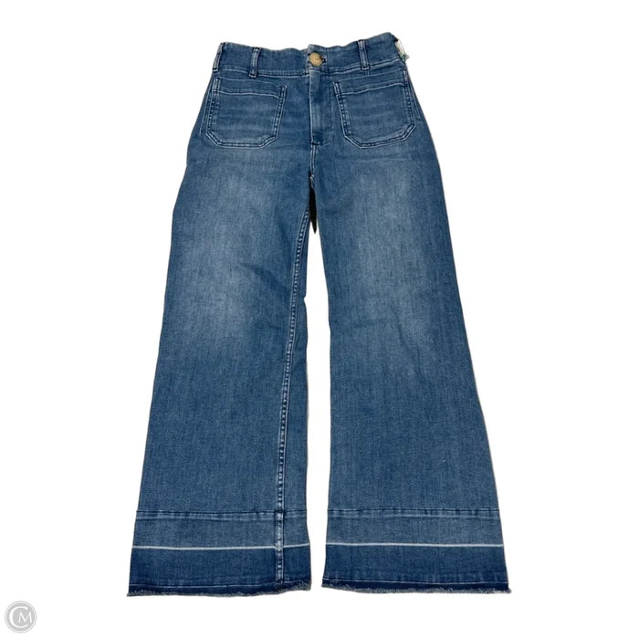 Jeans Flared By Maeve In Blue Denim, Size: 4