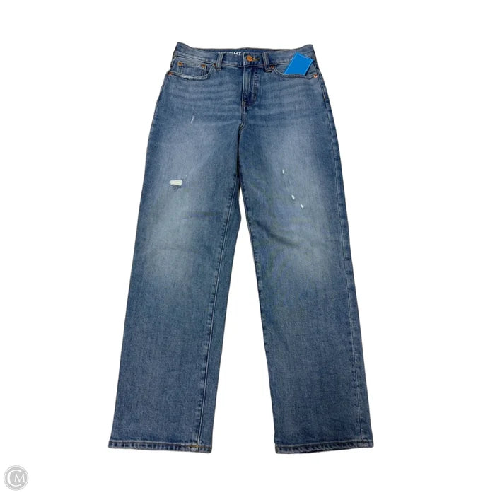Jeans Straight By J. Crew In Blue Denim, Size: 2