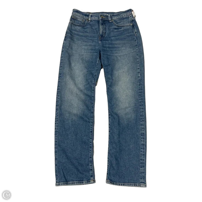 Jeans Straight By J. Crew In Blue Denim, Size: 4