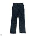 Jeans Straight By Paige In Black Denim, Size: 2