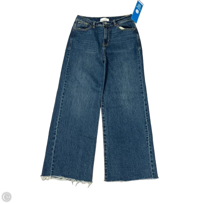 Jeans Wide Leg By Habitual In Blue, Size: 4