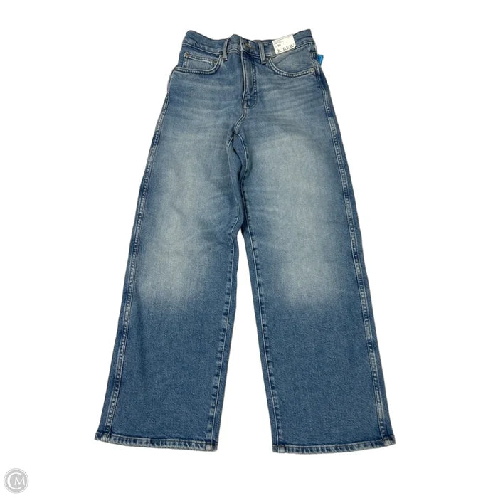 Jeans Wide Leg By J. Crew In Blue, Size: 0