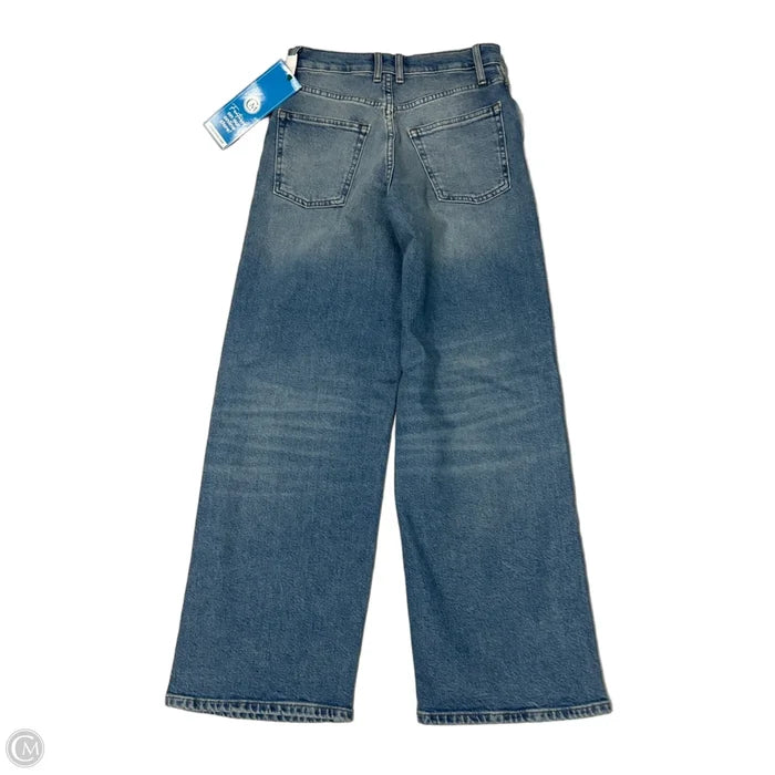 Jeans Wide Leg By J. Crew In Blue, Size: 0