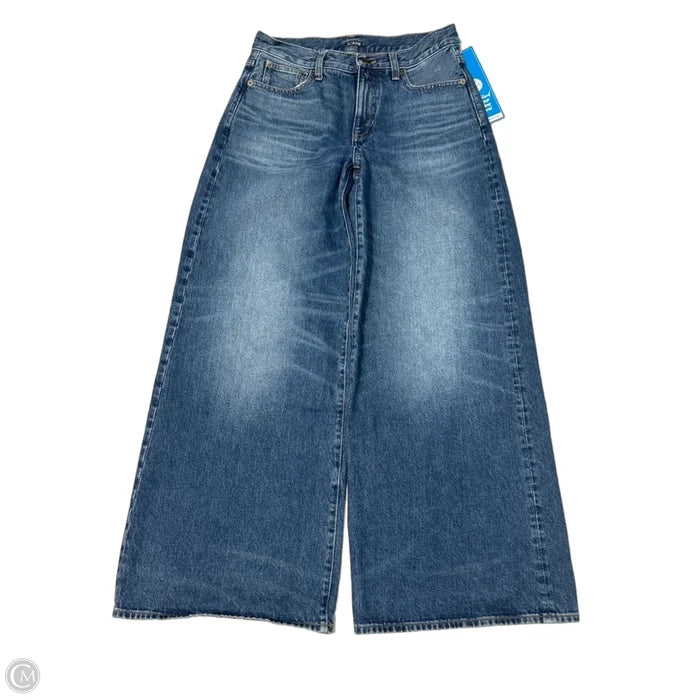 Jeans Wide Leg By J. Crew In Blue, Size: 4