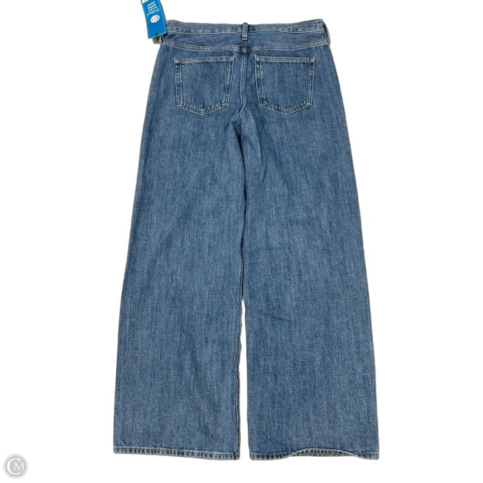 Jeans Wide Leg By J. Crew In Blue, Size: 4